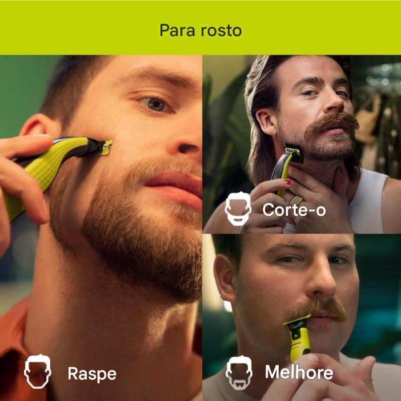Aparador de pelos USB-A OneBlade 360° - Philips