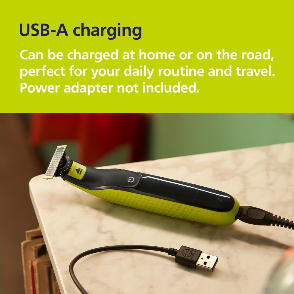 Aparador de pelos USB-A OneBlade 360° - Philips