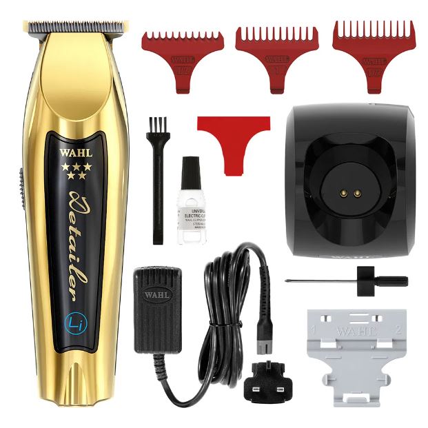Detailer Gold + Magic Clip Gold Cordless + Vanish Gold Wahl