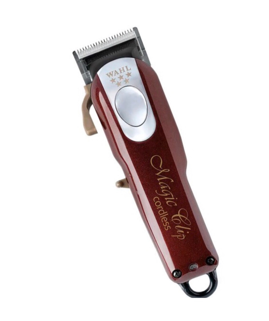 WAHL MÁQUINA DE CORTE MAGIC CLIP CORDLESS BIVOLT SEM FIO PENTES PREMIUM