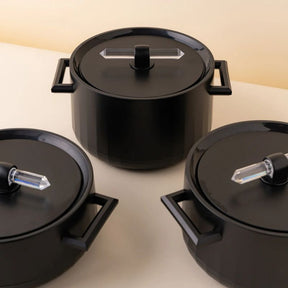 Conjunto Panelas de Luxo em Aço Inoxidável - HeatLock Pro™