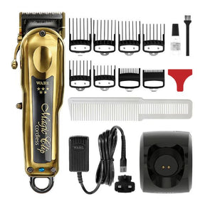 Detailer Gold + Magic Clip Gold Cordless + Vanish Gold Wahl