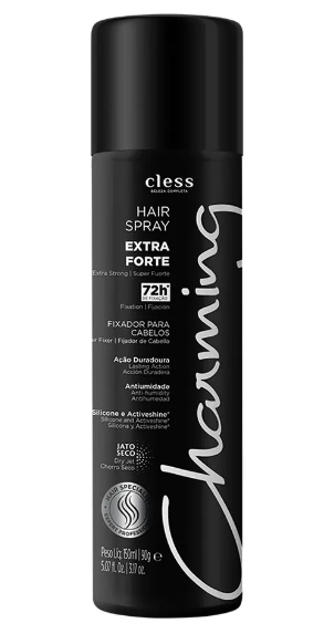 Hair Spray Fixador Cless Charming Extra Forte Black 150ml