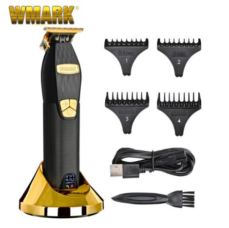 Máquina Cortar Acabamento Cabelo Wmark Ng-2033 Profissional