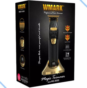 Máquina Cortar Acabamento Cabelo Wmark Ng-2033 Profissional